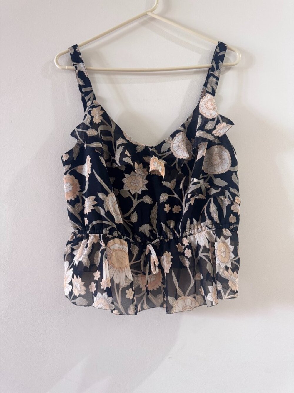 Gentle Fawn Elsa chiffon tank--sz L